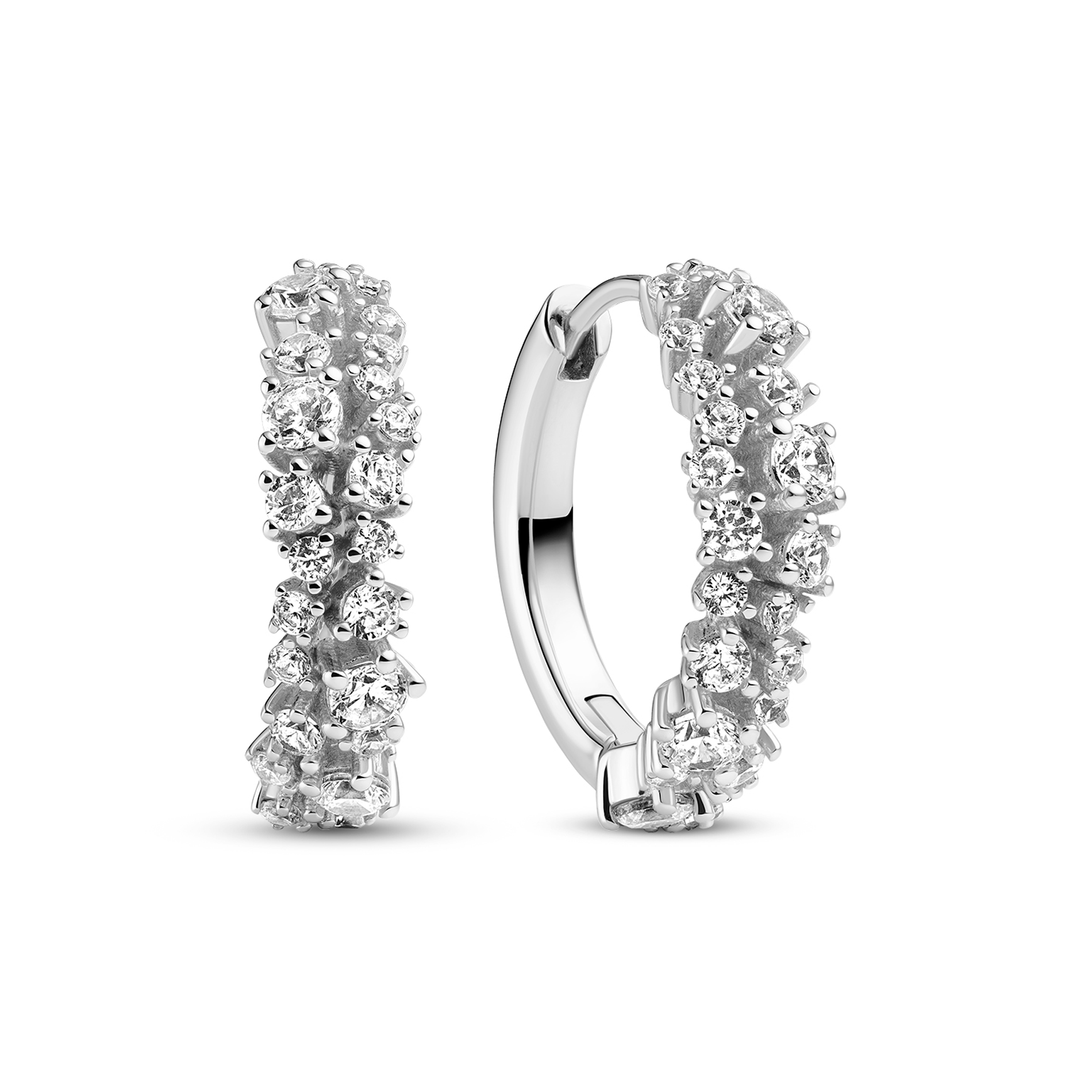 Sif Jakobs Cristallo Creolo øreringe i sølv