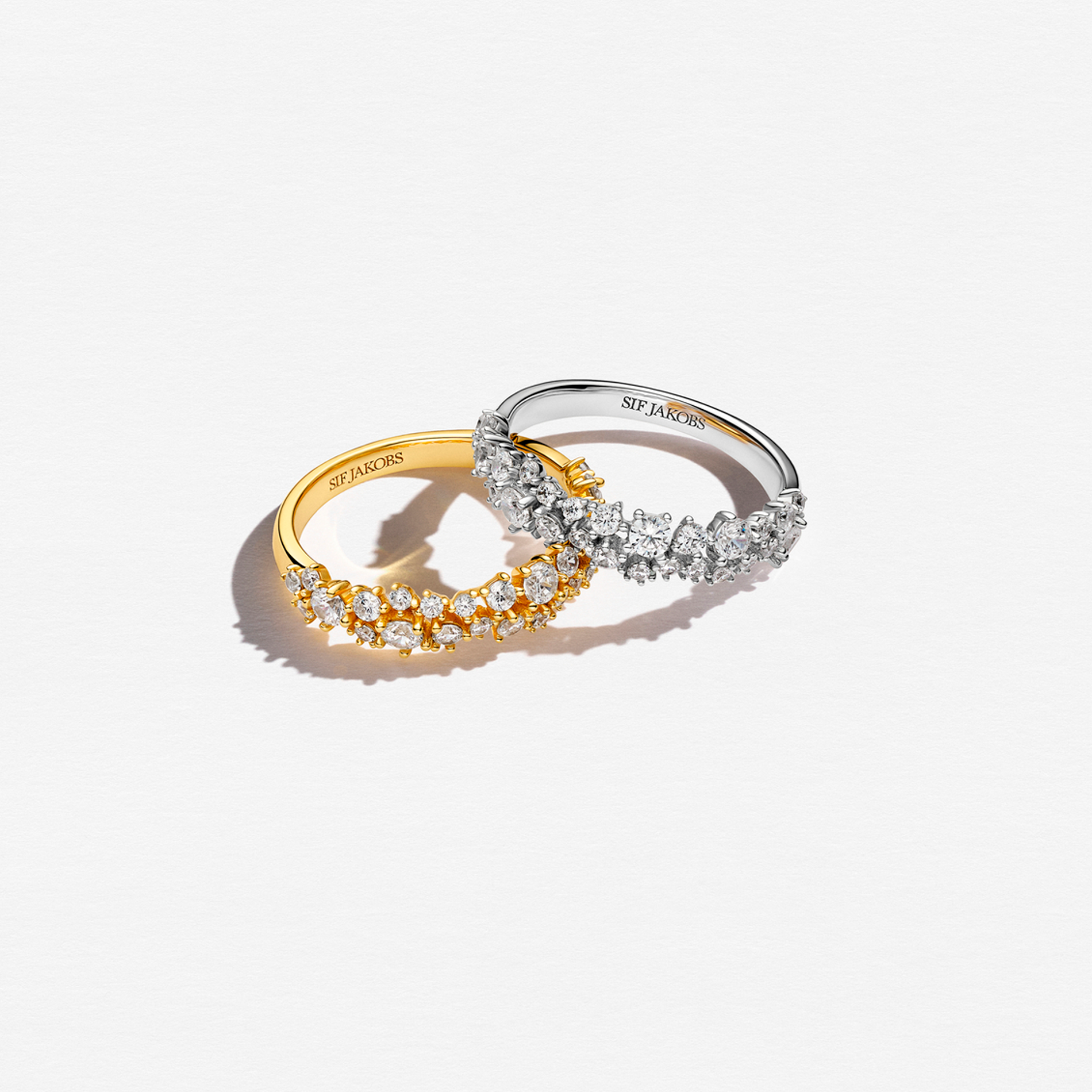 Sif Jakobs Cristallo Piccolo ring i forgyldt