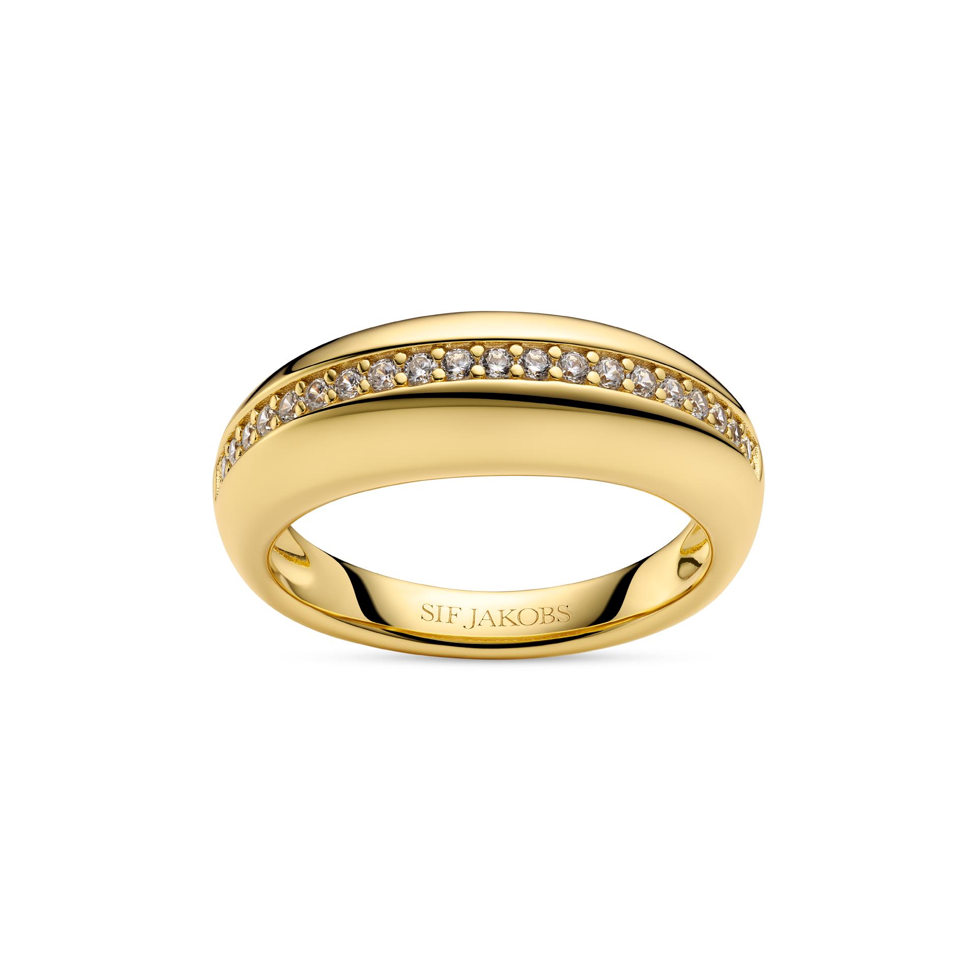 SIF JAKOBS RING I FORGYLDT