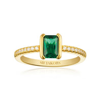 Sif Jakobs Roccanova Piccolo ring med grøn sten