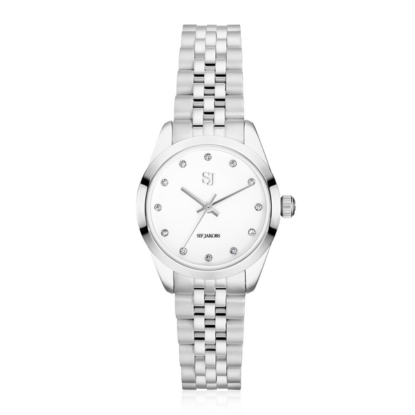 Sif Jakobs Sophia dameur i stål - 28 mm - SJ-W1037-CZ