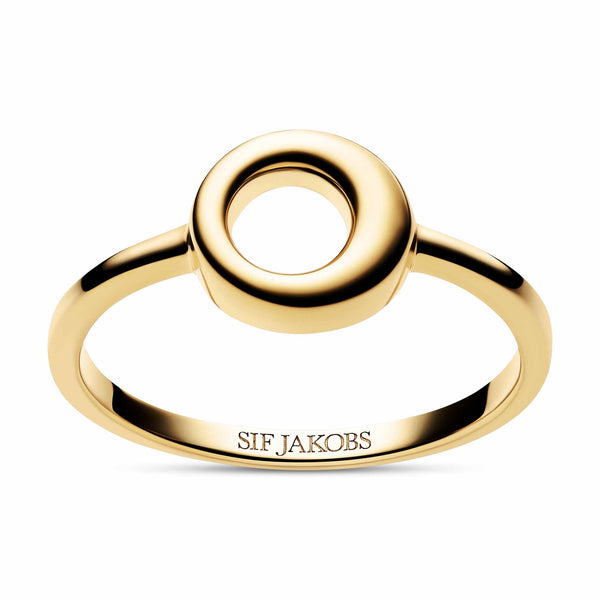 Sif Jakobs ring i forgyldt