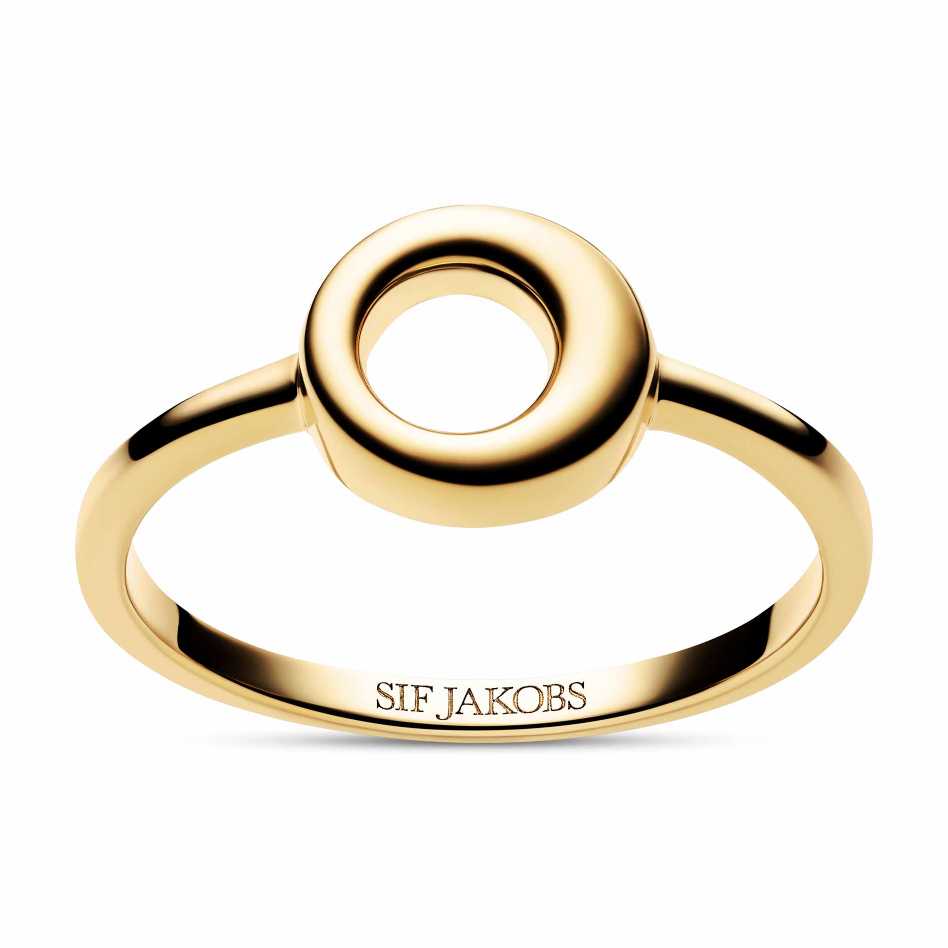 Sif Jakobs ring i forgyldt