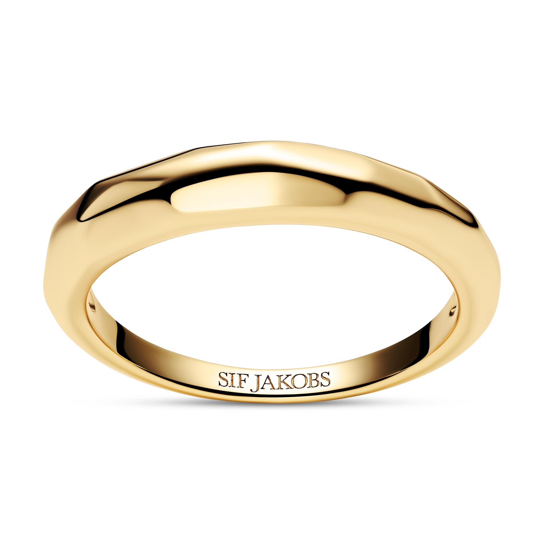 Sif Jakobs ring i forgyldt