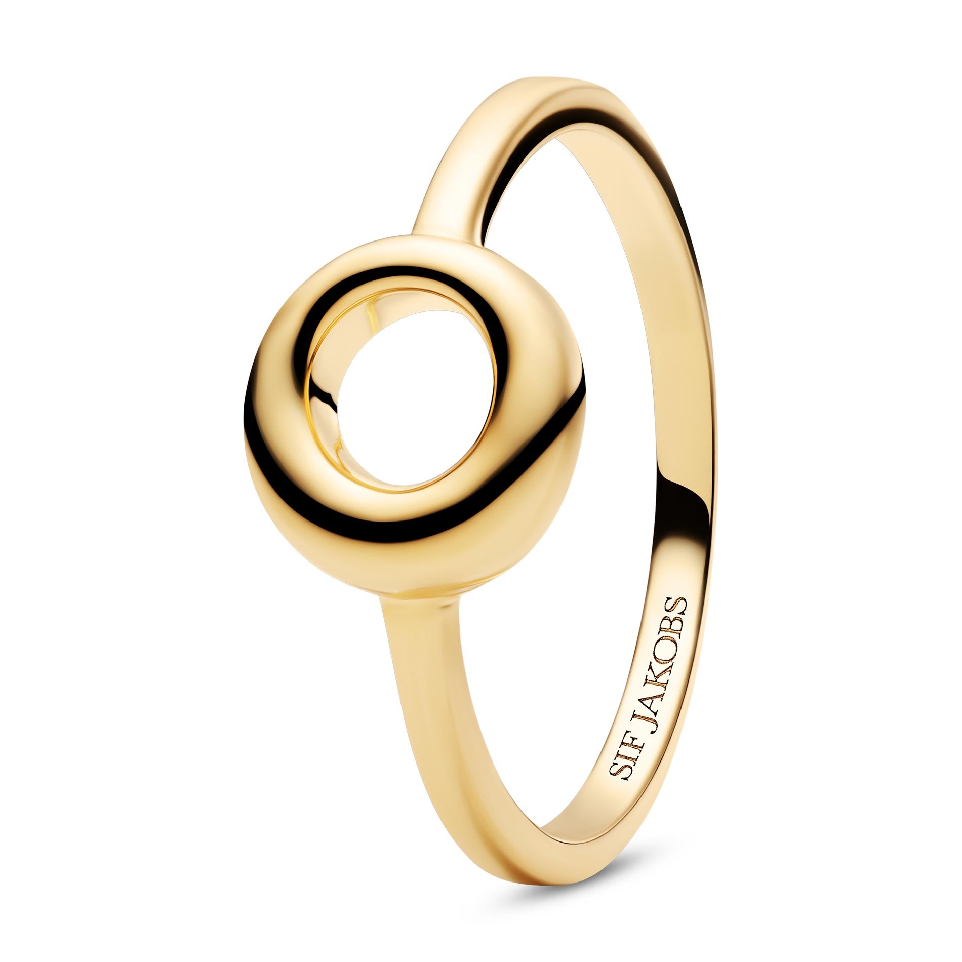 Sif Jakobs ring i forgyldt