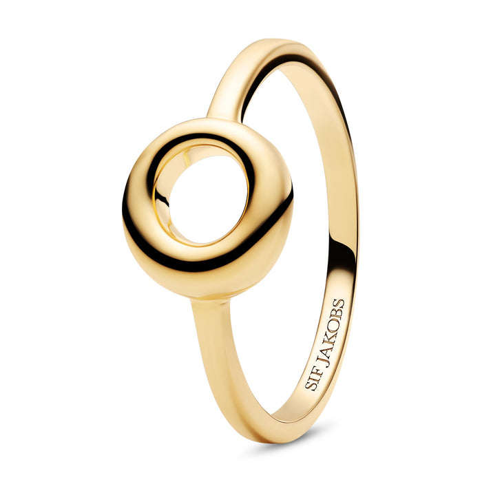 Sif Jakobs ring i forgyldt