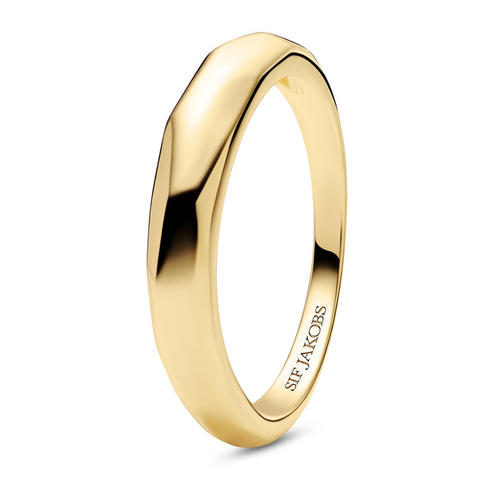 Sif Jakobs ring i forgyldt