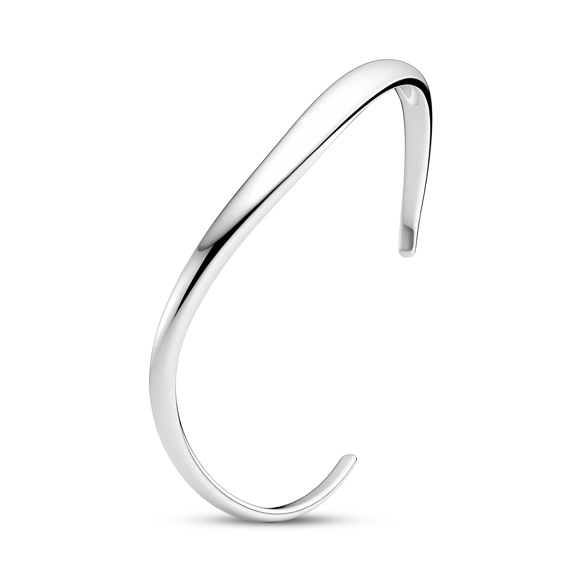 Sif Jakobs Infinito Pianura armring i sølv set fra siden