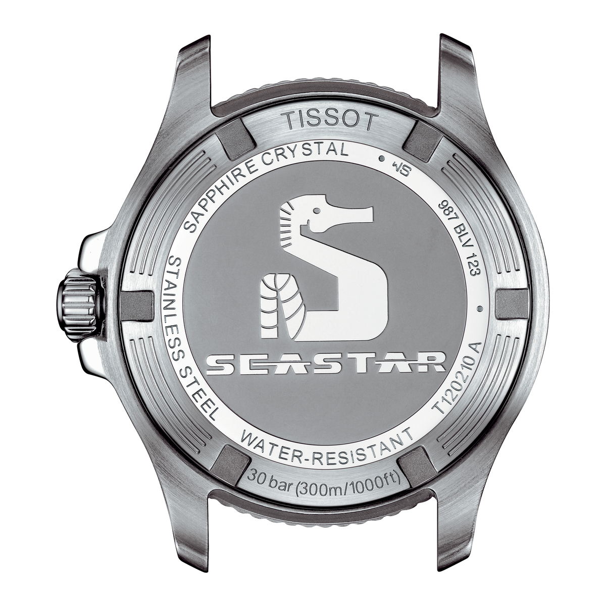 two-tone ur i stål med sort skive fra Tissot