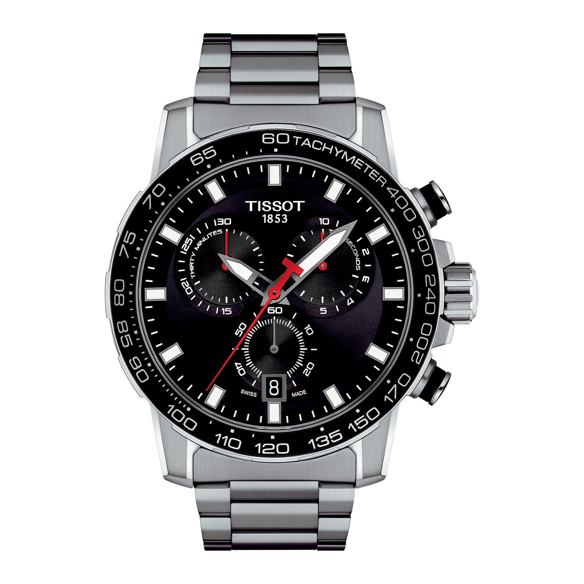 Tissot Supersport Chrono med sort skive/krans