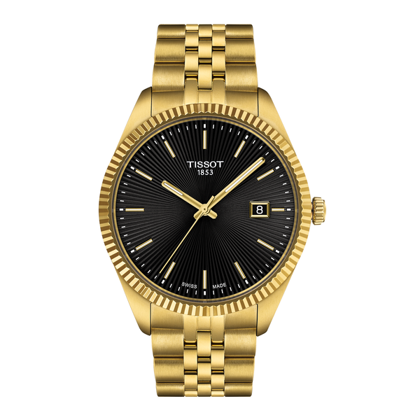 Tissot ur i guld og sort skive