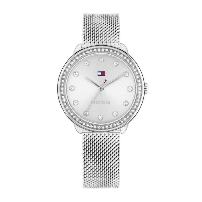 Tommy Hilfiger ur i stål med sølv skive