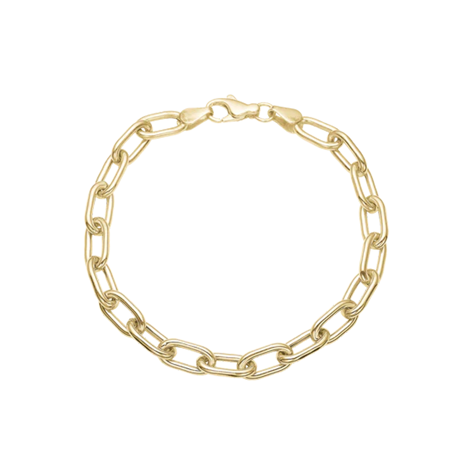 Aagaard armbånd i 8 karat guld med lange led design 19 cm