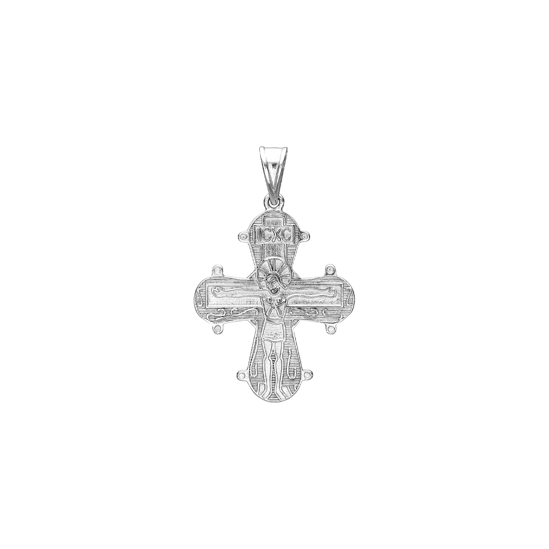 Aagaard Dagmarkors med Fadervor vedhæng i 925 sterling sølv 15 x 17,5 mm