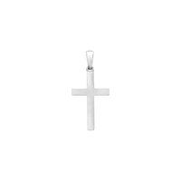 Aagaard kors vedhæng i rhodineret 925 sterlingsølv størrelse 13 x 19,5 mm