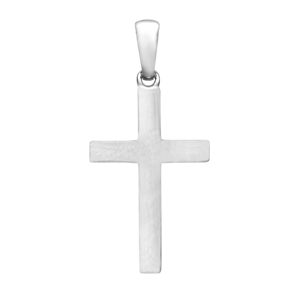 Aagaard kors vedhæng i 925 sterling sølv 13 x 19,5 mm