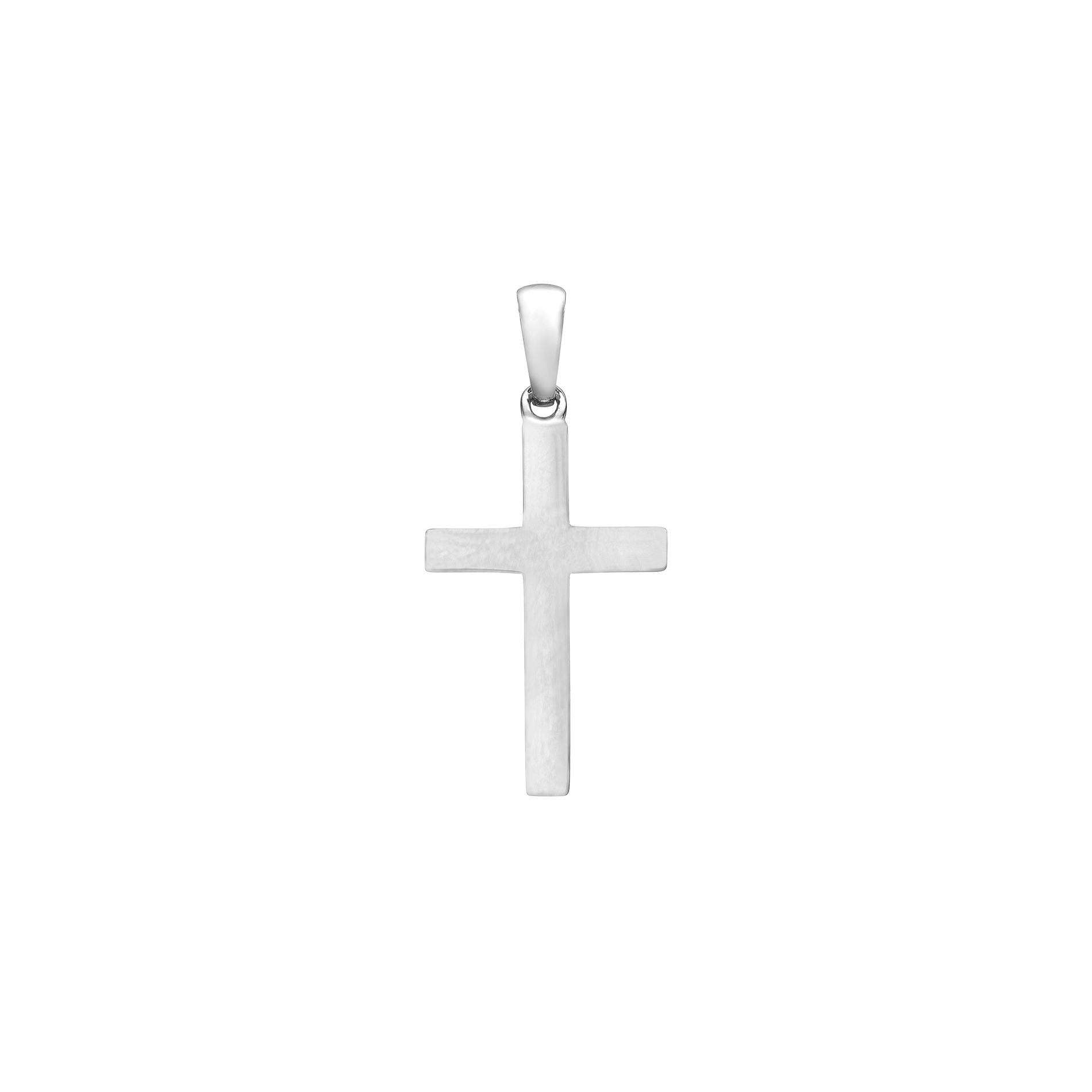 Aagaard kors vedhæng i 925 sterling sølv 13 x 19,5 mm
