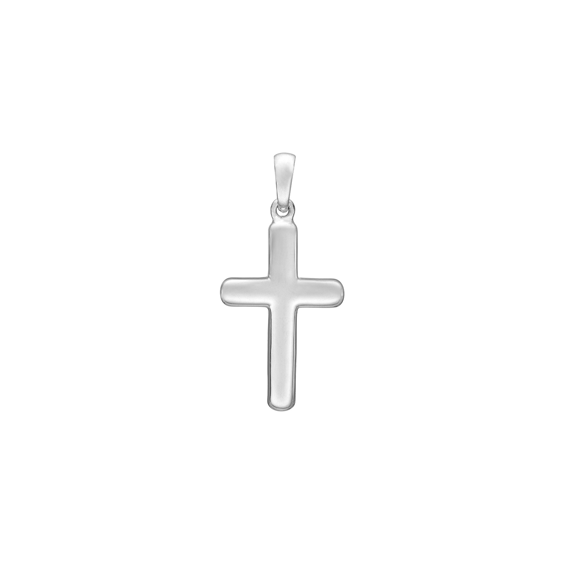 Aagaard kors vedhæng i 925 sterling sølv 16 x 23,5 mm