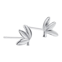 Aqua Dulce Meadow ørestikker i 925 sterling sølv med små bladformede detaljer