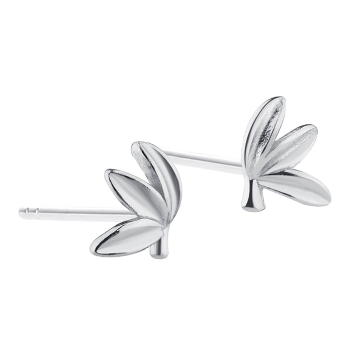 Aqua Dulce Meadow ørestikker i 925 sterling sølv med små bladformede detaljer