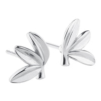 Aqua Dulce Meadow ørestikker i 925 sterling sølv med fine bladformede detaljer