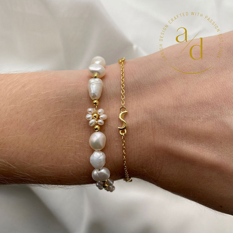 Aqua Dulce Rhumba armbånd i forgyldt