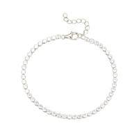 Aqua Dulce Tennis Vintage Round armbånd i 925 sterlingsølv med runde zirkonia