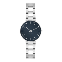 Arne Jacobsen City Hall Oxford Blue armbåndsur med 20 mm stållænke.