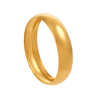 Bay by Aqua Dulce Ark Big armring i 18 karat PVD forgyldt rustfrit stål med minimalistisk design