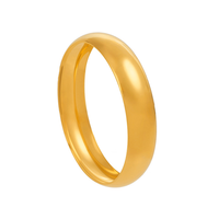 Bay by Aqua Dulce Ark Small armring i 18 karat PVD forgyldt rustfrit stål med minimalistisk design