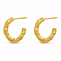 Bay by Aqua Dulce Halo Stud Hoop øreringe i forgyldt stål