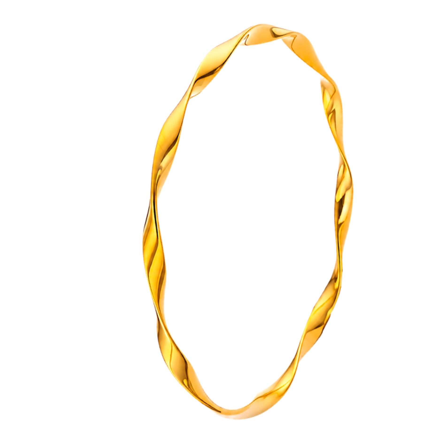 Bay by Aqua Dulce Veya Bangle armbånd i forgyldt stål