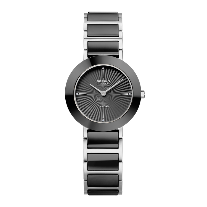 Bering Ceramic 11429-702 med sort keramik og elegant design