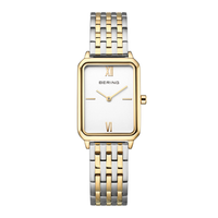 Bering Classic 17423-714 med sølvfarvet urskive og tofarvet stållænke