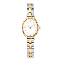 Bering Classic 24x20 mm dameur 11020-714 med tofarvet stållænke