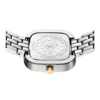 Bagside af Bering Classic 26x26 mm model 17926-714 med stållænke