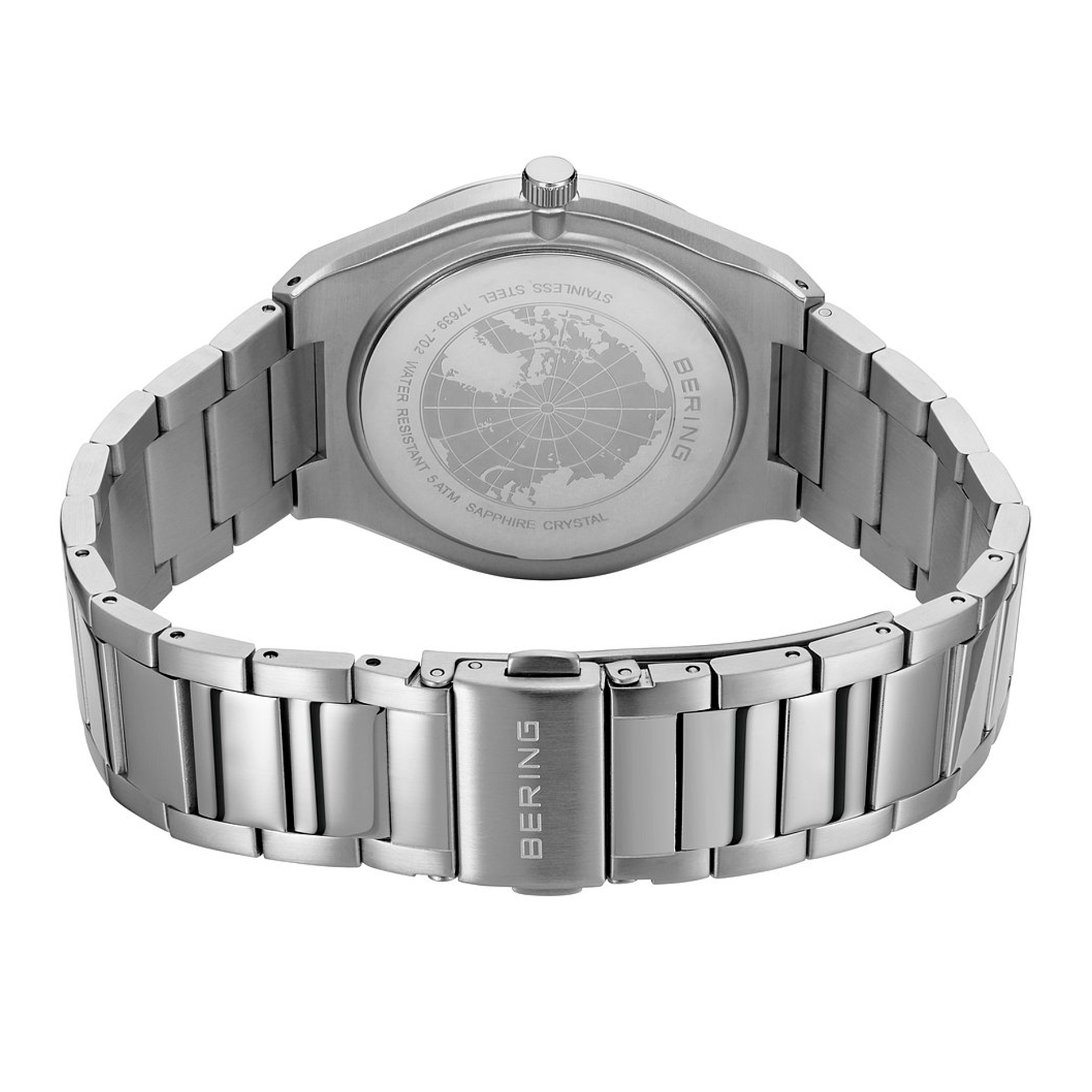Bering Classic 17639-702 set fra bagsiden med stållænke