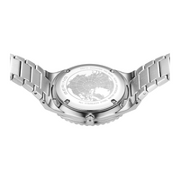 Bagside af Bering Sale 36 mm model 18936-704 i rustfrit stål med safirglas