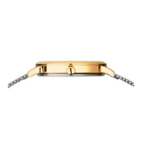 Sideprofil af Bering Titanium 18634-010 dameur i let titan