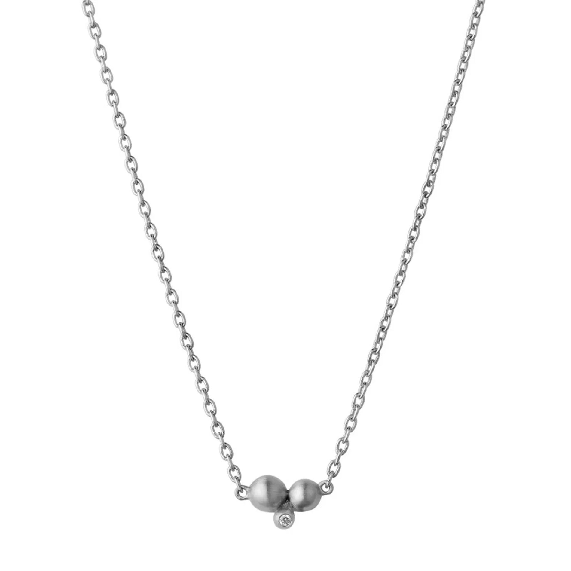 byBiehl Pebbles halskæde i sølv