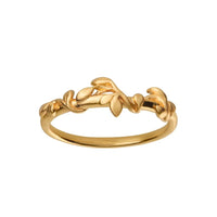 byBiehl Jungle Ivy ring i forgyldt