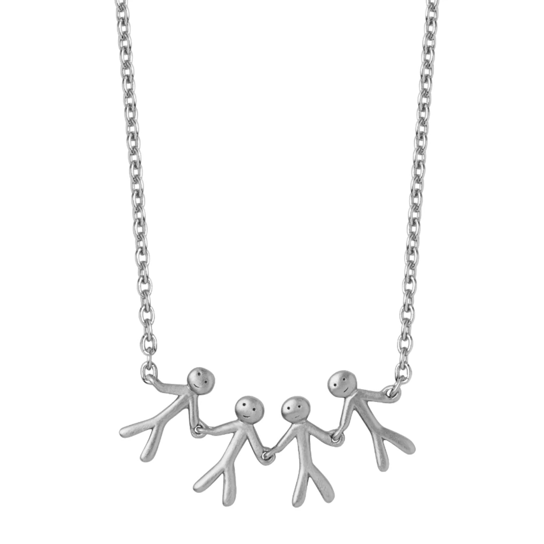 byBiehl Together Family 4 halskæde i sølv