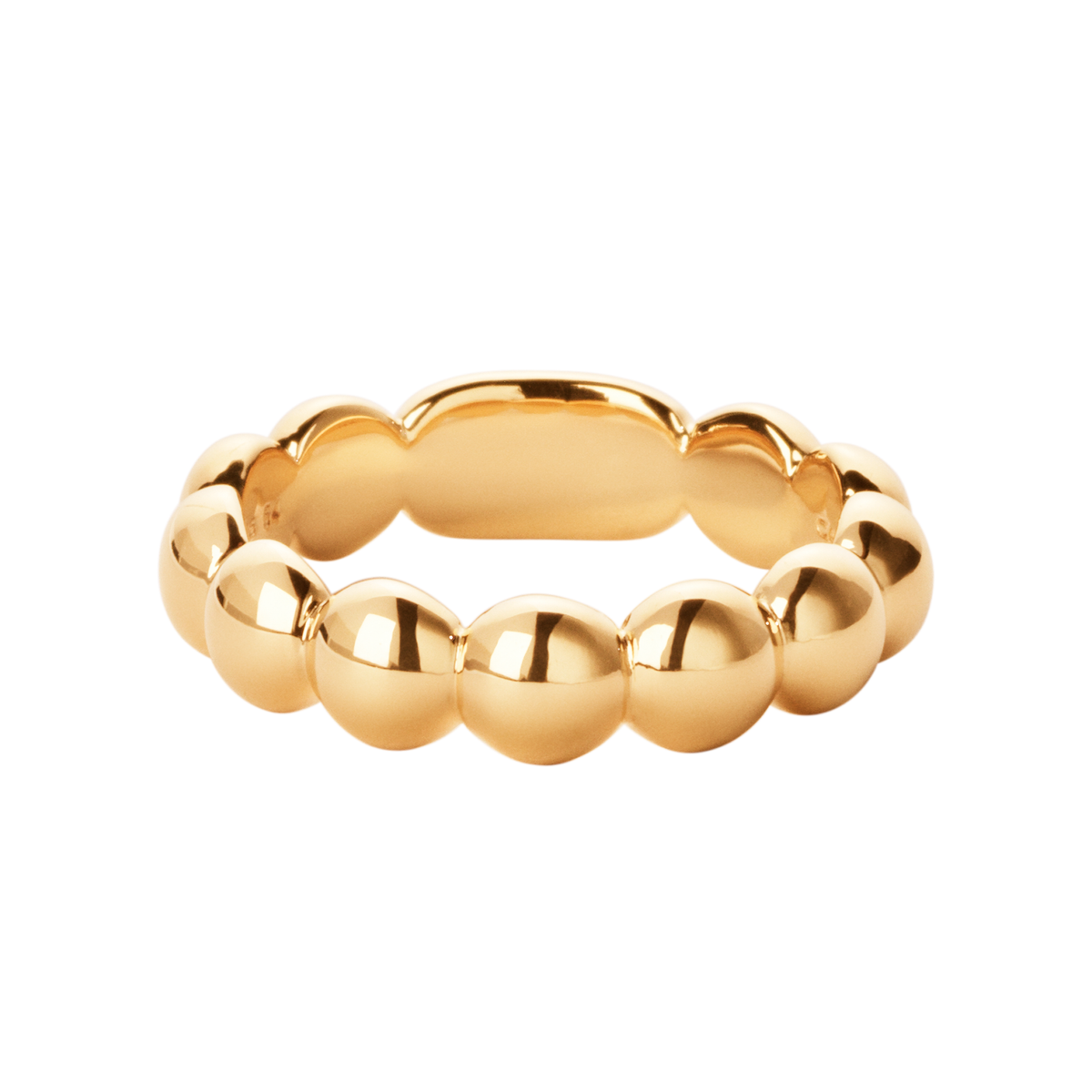 Camille Brinch Shiny Dots ring i forgyldt 925 sterlingsølv