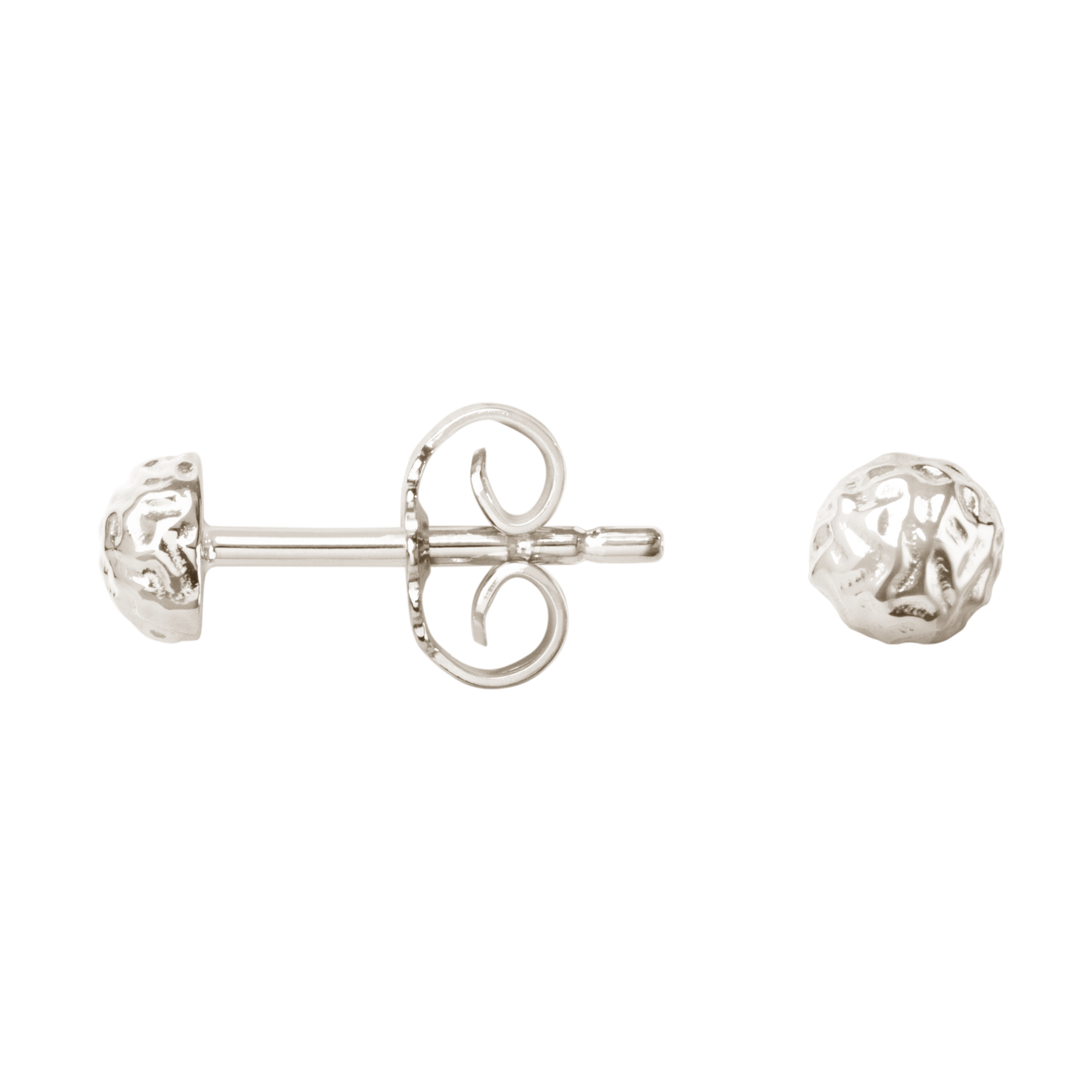 Camille Brinch Textured Dots Stud ørestikker i 925 sterlingsølv