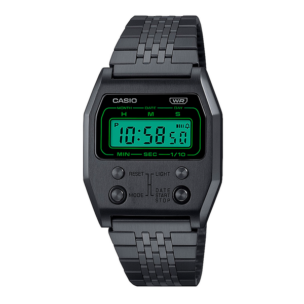 Casio A1100B-1EF med grønt digitalt display