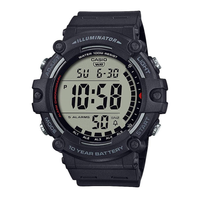 Casio Timeless Junior AE-1500WH-1AVEF digitalur med sort resinrem