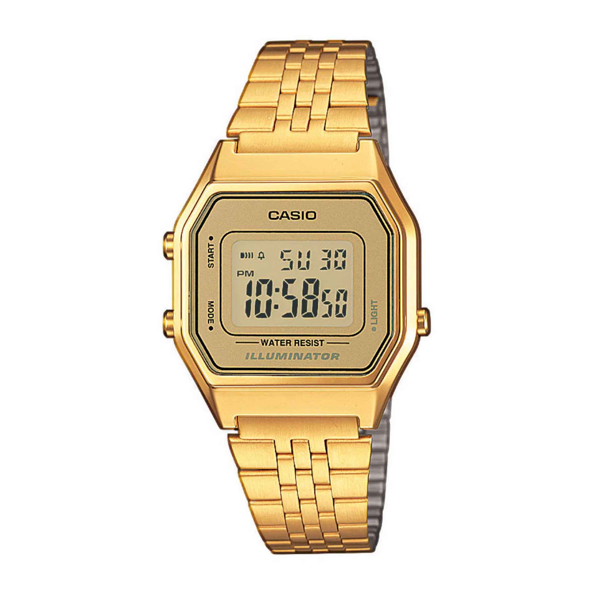 Digitalt ur i guld fra Casio