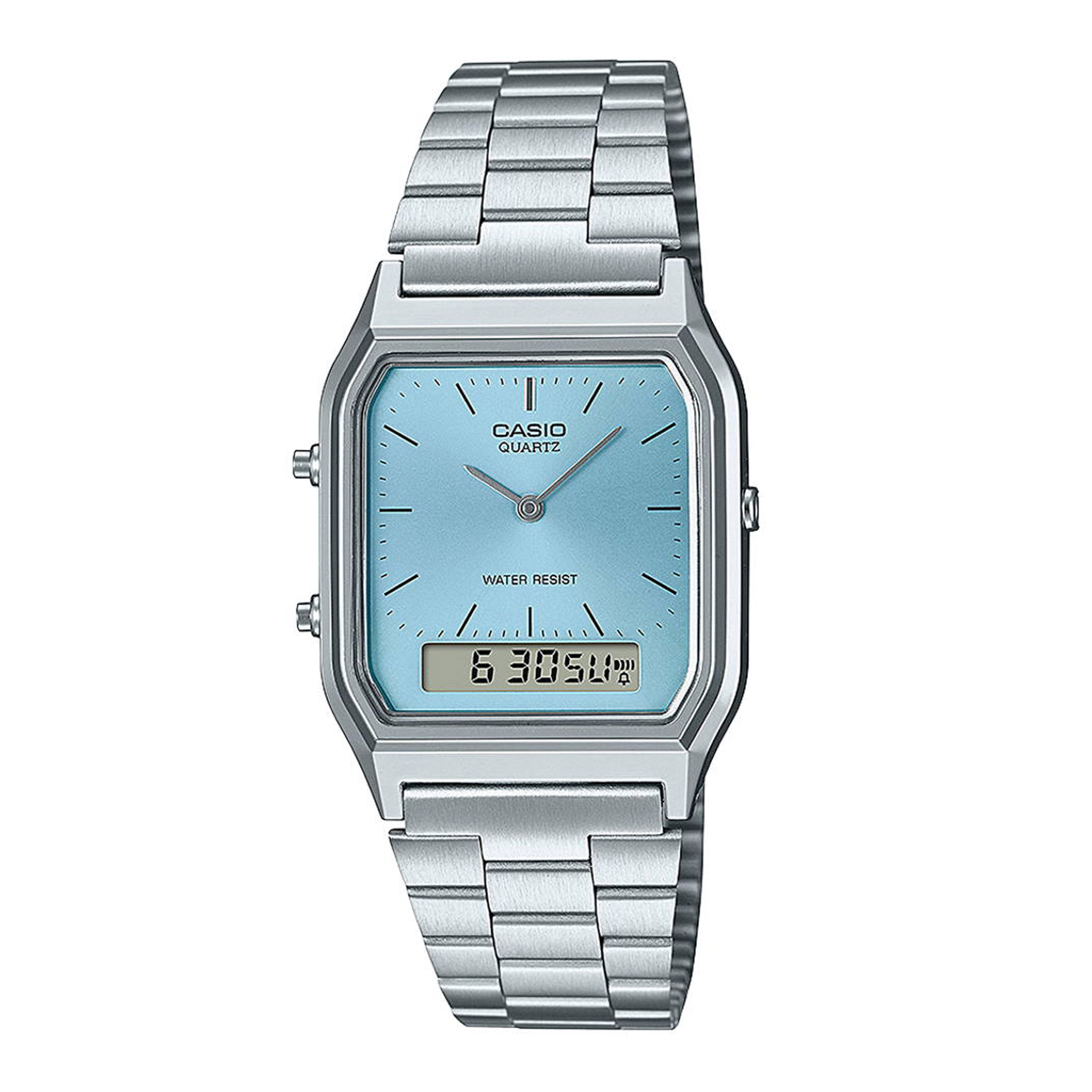 Casio Vintage AQ-230A-2A1MQYES analogt og digitalt ur