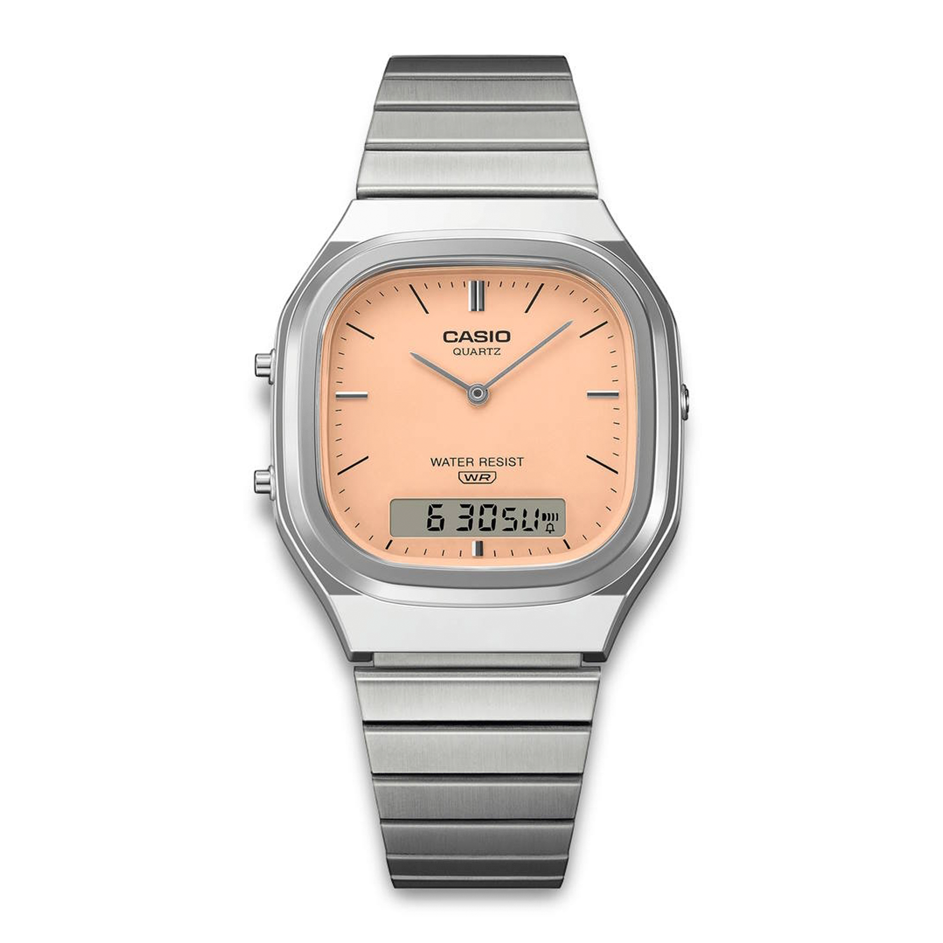 Casio Vintage AQ-240E-4AEF med ferskenfarvet urskive