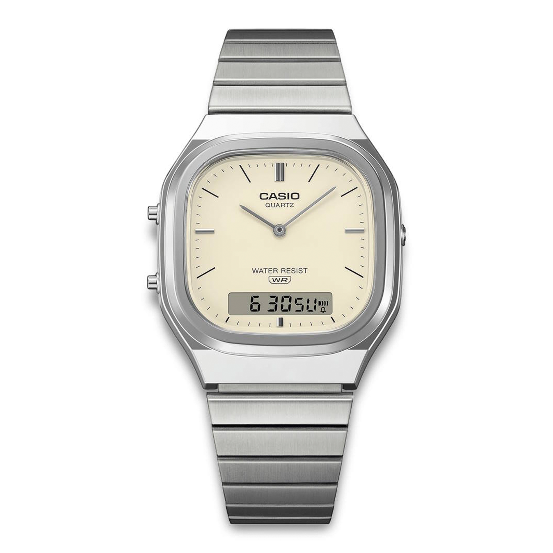 Casio Vintage AQ-240E-7A2EF med cremefarvet urskive